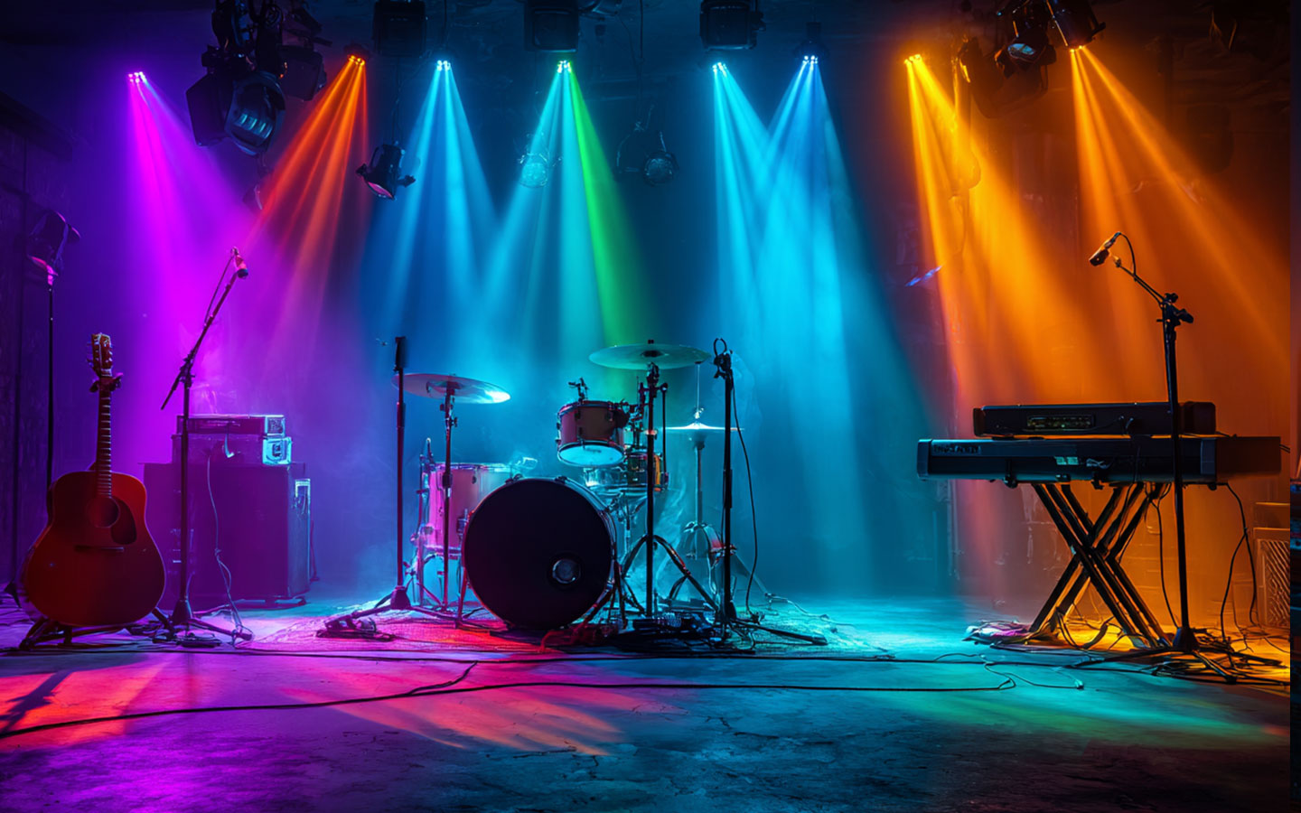 スタジオQでの音楽撮影風景